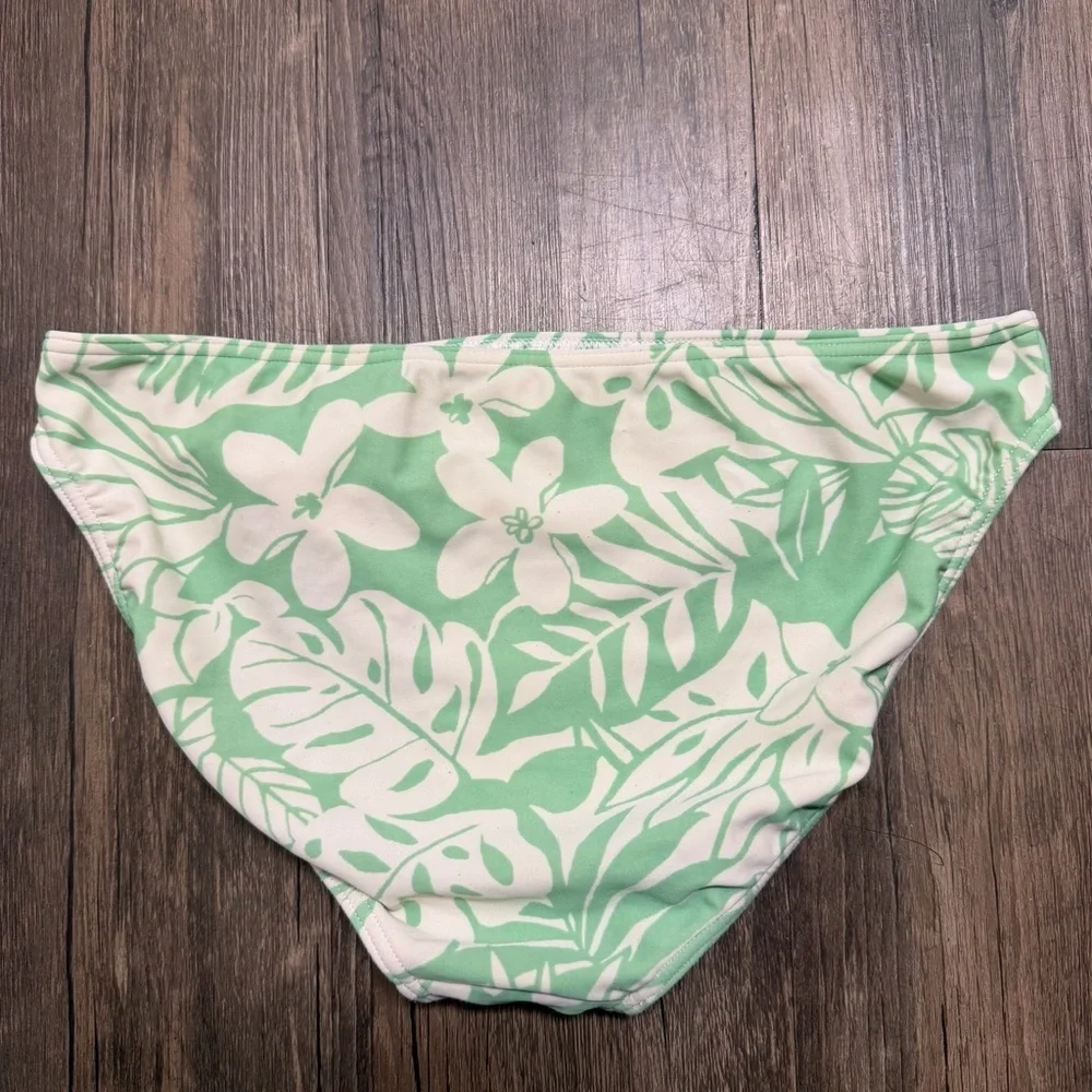 Abercrombie Kids Green Tropical Floral Bikini Bottom Hipster Beach Swimsuit 15